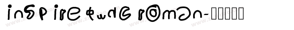 inspiretwdc roman字体转换